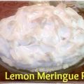 Lemon Meringue pie - gluten free crust Recipe