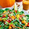 Roasted Pumpkin and Green Bean Quinoa Salad in[...]