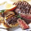 Grilled Steak and Onions with Rosemary-Balsamic[...]