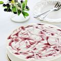 No-bake Cherry Yogurt cheesecake 免考樱桃芝士蛋糕