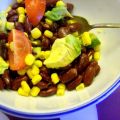 Bean Salad With Lime and Avocado