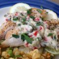 Grilled Fish With a Lemon-Caper Sauce
