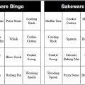 Bakeware Bingo
