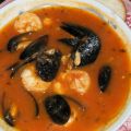 Cioppino With Crab, Shrimp, And Mussels Served[...]