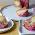 marbled raspberry pound cake