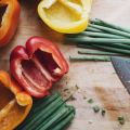 MEXI CAULIFLOWER RICE STUFFED PEPPERS