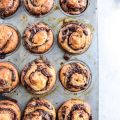Chocolate Cinnamon Babka Muffins.