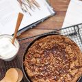 Chunky chocolate chip Skillet cookie