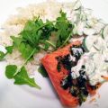 Slow-Roasted Salmon with Cucumber Yogurt and[...]