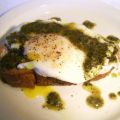 Poached Eggs and Parmesan Cheese over Toasted[...]