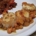 Seared Scallops With Ginger-Thyme Pan Sauce