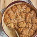 Autumn Spice Pear Cobbler