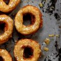 Cheddar Croissant Donuts with Honey Mustard