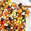 Greek Panzanella Salad Recipe