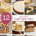 12 No-Fuss Single Layer Cakes