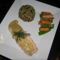 Poached Salmon With a Mustard-Dill Sauce
