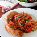 Braised Chicken Sausage with Red Bell and[...]