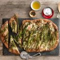 Roasted Asparagus and Fontina Pizza