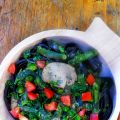 Black Linguini with Green Veggies Recipe