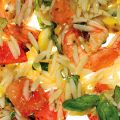 Orzo with Grilled Shrimp, Summer Vegetables,[...]