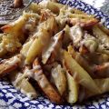 Baked Steak Fries with Melted Cheese and[...]