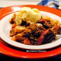 Apple Blueberry Crumb Pie