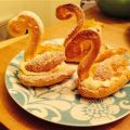 Chocolate Cream Puff Swans