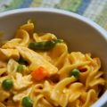 One Pot Cheesy Chicken and Noodles