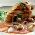 Braised Chicken Thighs With Button Mushrooms