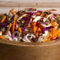 Red and White Cabbage Salad with Caramelized[...]
