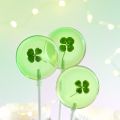 Lucky Four Leaf Clover Lollipops