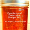 Canning and Preserving Foods Recipe Box