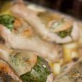 Roast Chicken Legs With Basil and Garlic-Core[...]