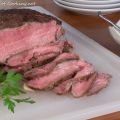 Slow-Roasted Beef with Creamy Horseradish Sauce