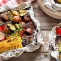 Foil Packs with Sausage, Corn, Zucchini and[...]
