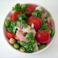 Edamame and Bean Salad With Shrimp and Fresh[...]
