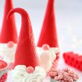 Peppermint Christmas Gnome Cupcakes