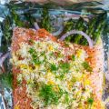 Lemon Miso Butter Parchment Salmon with[...]