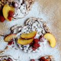 Cinnamon Sugar Funnel Cake with Peaches and[...]