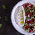 Tabbouleh with Grilled Eggplant