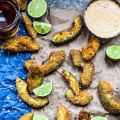 Crispy Avocado Fries with Melty Cheese Dip