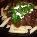 Goulash With Green Peppers and Noodles