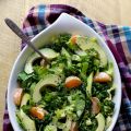 Kale, Avocado, Tangerine, and Sesame Salad
