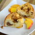 Nectarine and Walnut Coffee Cake