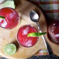 blood orange margaritas