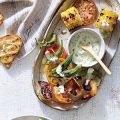 Grilled Shrimp and Summer Vegetables with[...]