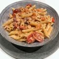 Penne with Smoked Salmon and Cherry Tomatoes