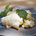 Grits Casserole with Pesto Butter