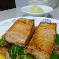 Seared Salmon with Sauteed Butterhead and[...]