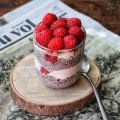 Vanilla Chia Pudding with Raspberries